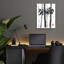 «Bamboo Bouquet» par Pechane, art mural en verre acrylique-1351996004