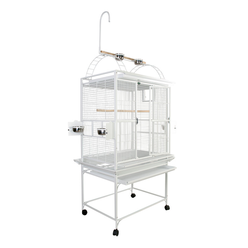 Grande cage de jeu blanche, Blanc pur