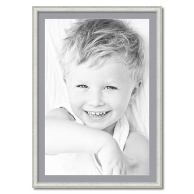 Wood Matte Picture Frame with Mat