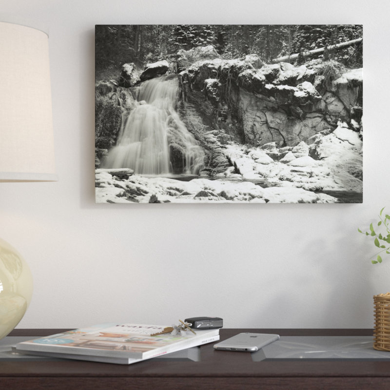 Paulina Falls par Don Schwartz - Estampe numérique sur toile tendue avec châssis, H 8 po x l 12 po x P 0,75 po, Toile tendue