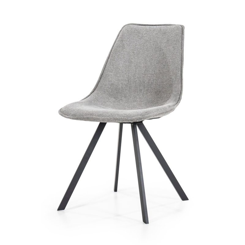 Upholstered Dining Chair, Gray