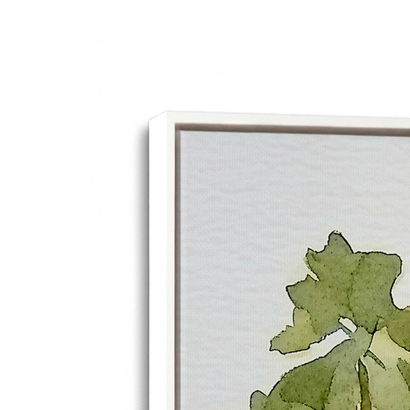 Palmiers et maisons du désert I, impression, H 36,75 po x l 24,75 po, Blanc opaque