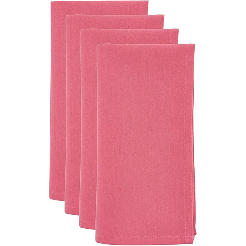 Polyester No Pattern Square Napkin, Fuchsia