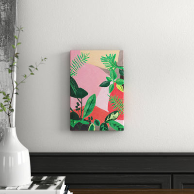 Feuillage Fun by Julia Posokhova - Wrapped Canvas Painting