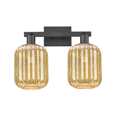 Eldon - 4 Light 36" Jar Shade Bath Vanity Light