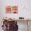 «Groovy Striped Phrases Single Photo Frame» par Regina Moore, 2 pièces sur toile-553720669-554522686
