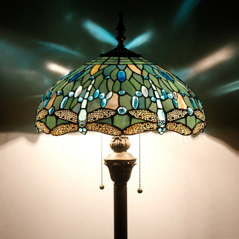 Blasdell 64'' Bronze Antique Traditional Floor Lamp