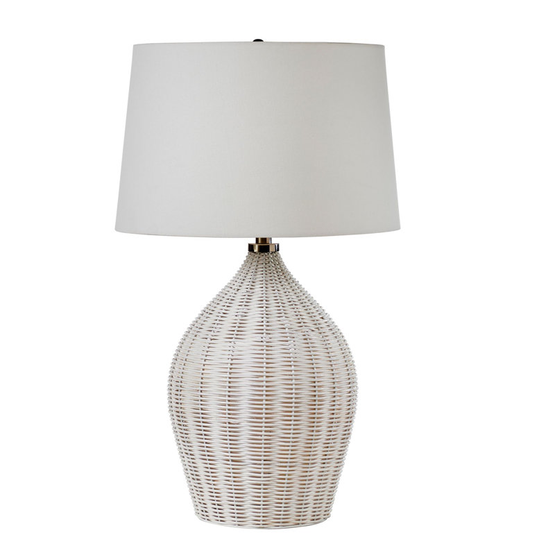 Lampe de table en rotin Anshuman