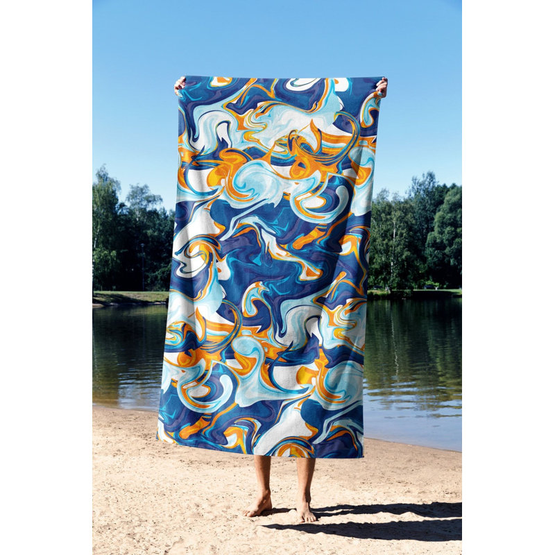 Ultra-Soft Beach Towel, 30 x 59 Inches | 70% Polyester / 30% Polyamide, Microfilament Fabric | Quick-Dry, Lightweight & Compact for Travel | Perfect for Beach, Pool, Gym, and Outdoor Adventures