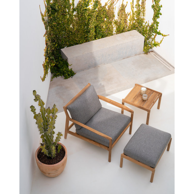 Jack Outdoor Teak Side Table