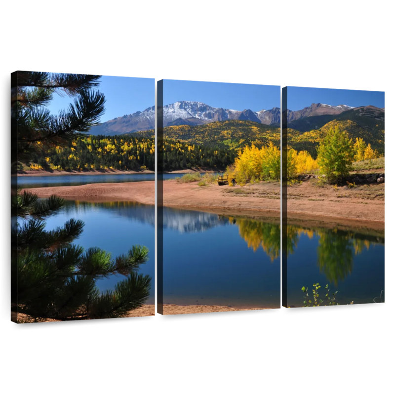 Réservoir de cristal Alvord - automne, H 28 po x l 45 po