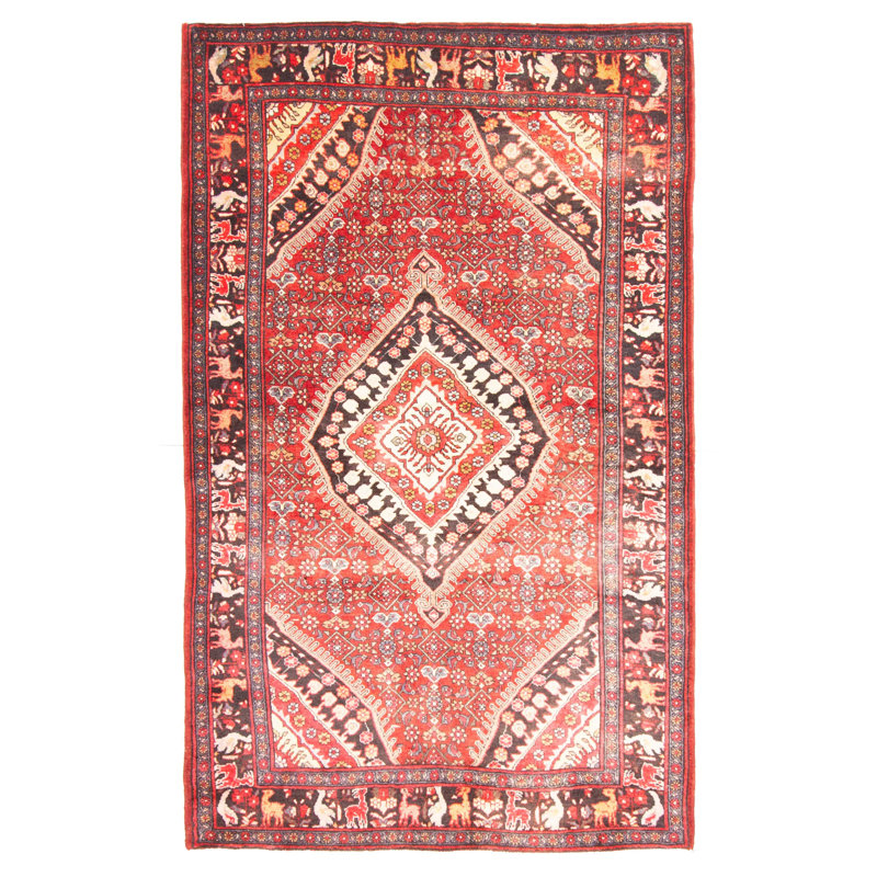Tapis rouge Kayseri 4 pi 6 po x 7 pi 5 po