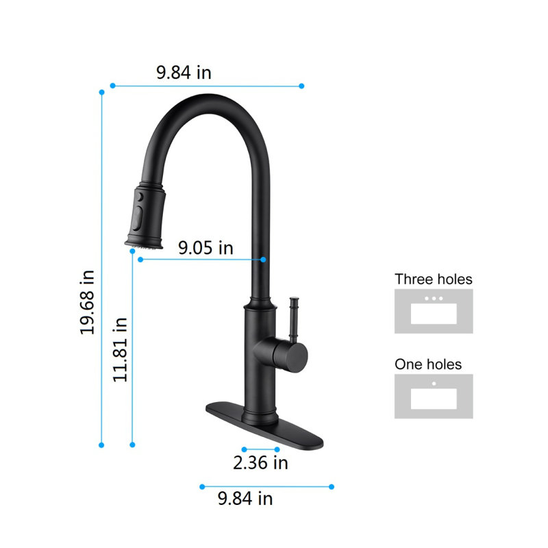 Kitchen Faucet With Pull Out Spraye
