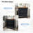 23.6" Modern Farmhouse Nightstand Solid Wood Leg Bedside Table With 3 Drawers & Large Tabletop-533337750