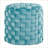 Ottoman 16” Round Contemporary Braided Sky Blue Velvet by LumiSource | Sky Blue | Velvet-940677808