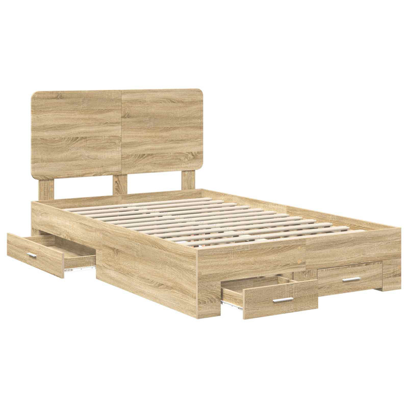 Bed, Sonoma Oak, Double (4'6)