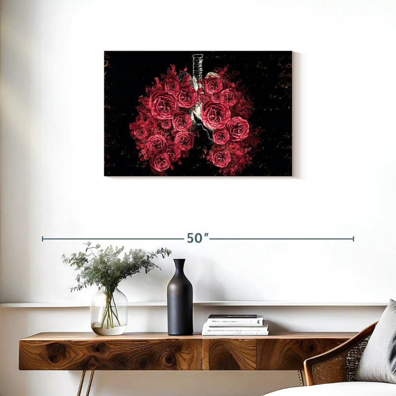Harnek Rose Lungs, H 20 po x l 30 po