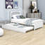 Lit plateforme simple avec lit gigogne Comyns-2140328324