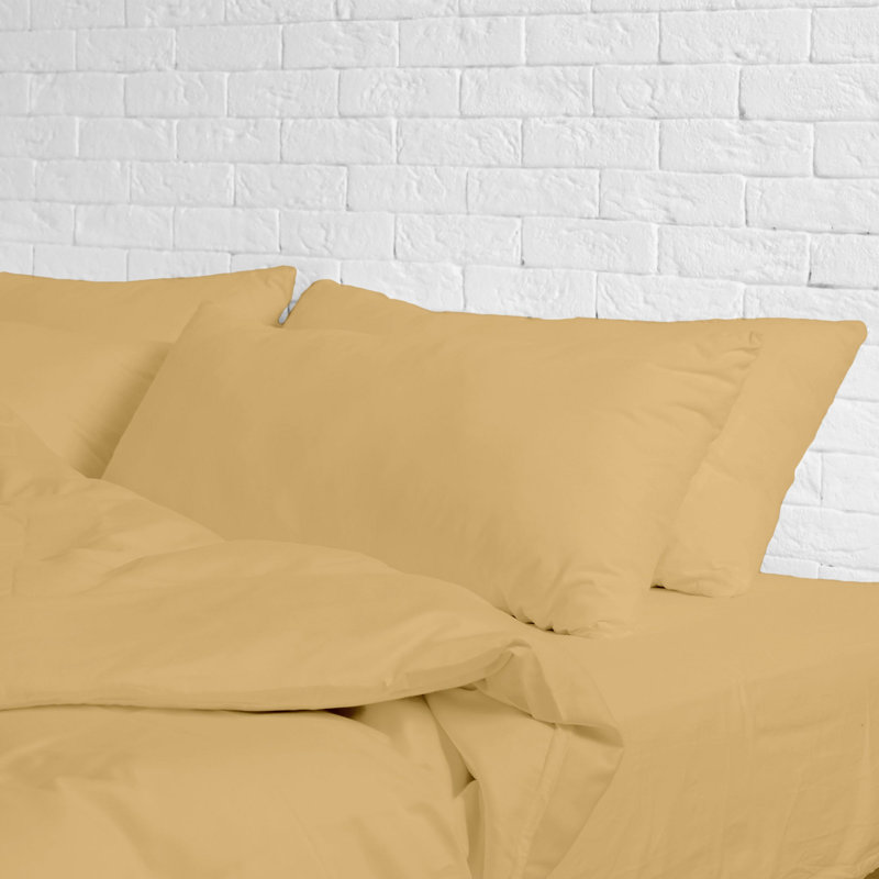 Ensemble de draps en micro-fibre, Très grand, Or