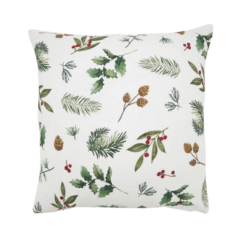 Coussin Holly Branch, Housse de coussin seulement - sans coussin