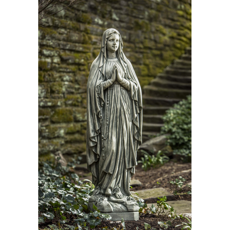 Grande statue classique de la Madonne, Travertin