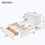 Grand lit plateforme