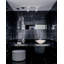Fuliggine 23.38" x 23.38" Decorated Glass Tile