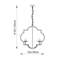 Dristin 4 - Light Candle Style Chandelier