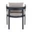 Ensemble repas d'extérieur 7 pièces, 6 chaises en aluminium avec coussin et 1 table en bois d'acacia-628668636-628668638
