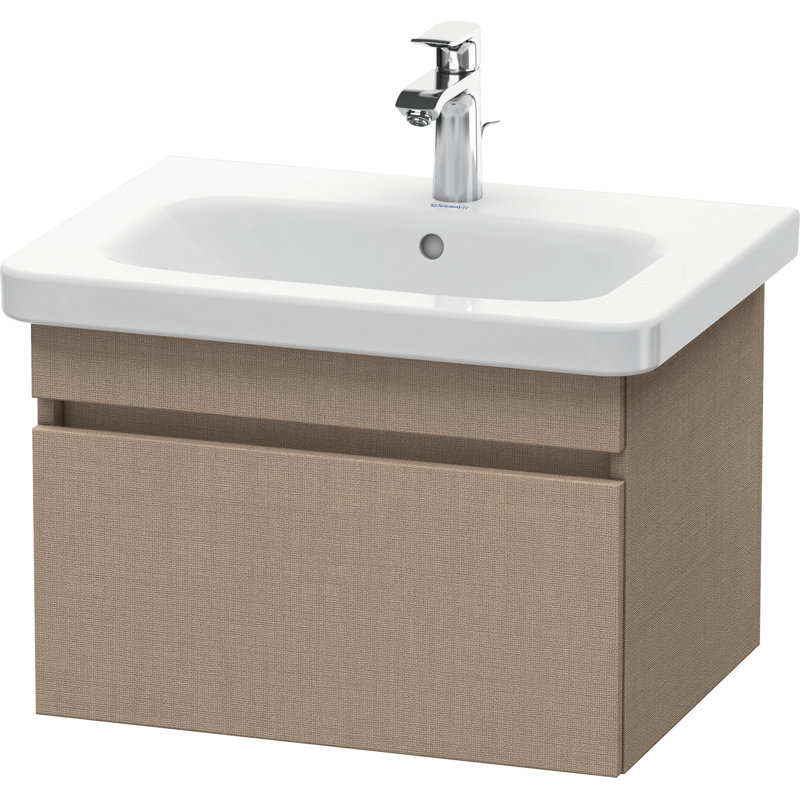 Seule base de meuble-lavabo murale 23 po DuraStyle, Blanc mat