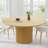 Solid Wood Dining Table Round Pedestal Kitchen Table-853627306-853627317
