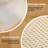 39.4" Glass Top Coffee Table with ABS Rattan Storage Shelf-357663201