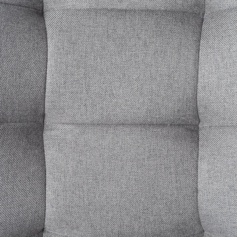 Buchholz Upholstered Club Chair, Gray Polyester