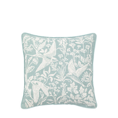 Animal Print Blue Square Cushion