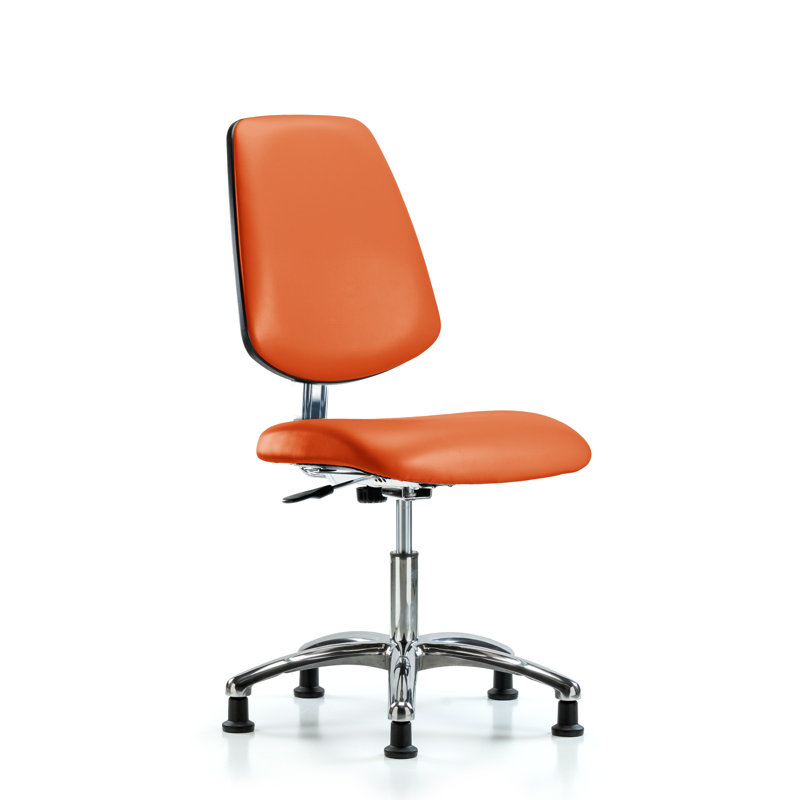 Chaise de travail Calista, Patins, Orange