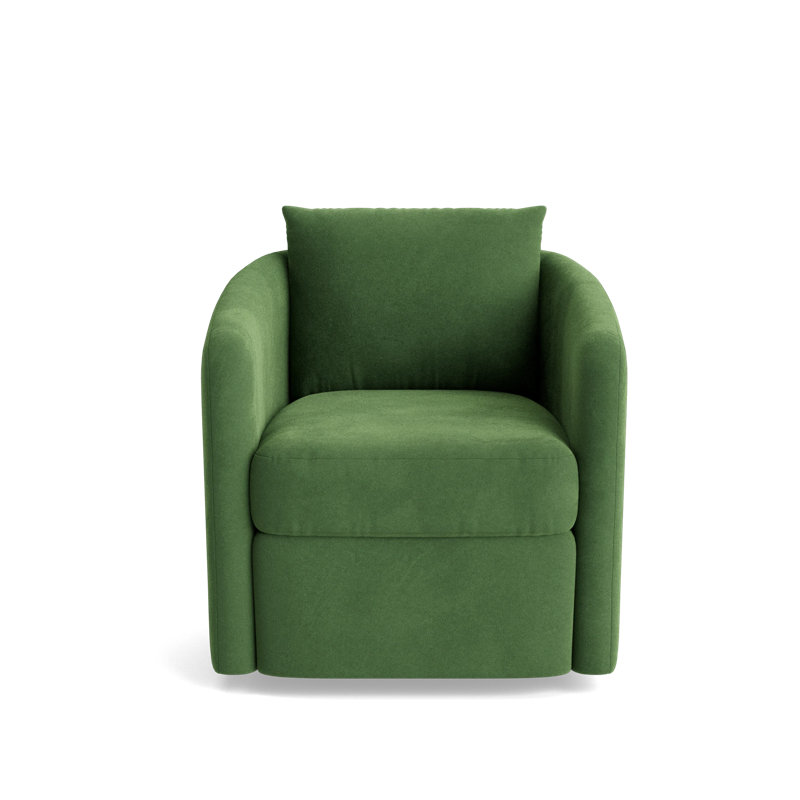 Astrid Swivel Chair, Performance Velvet - Ivy