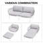 63'' Aluminum Outdoor Patio Sectional (Set of 2)-1134027300-1109293439