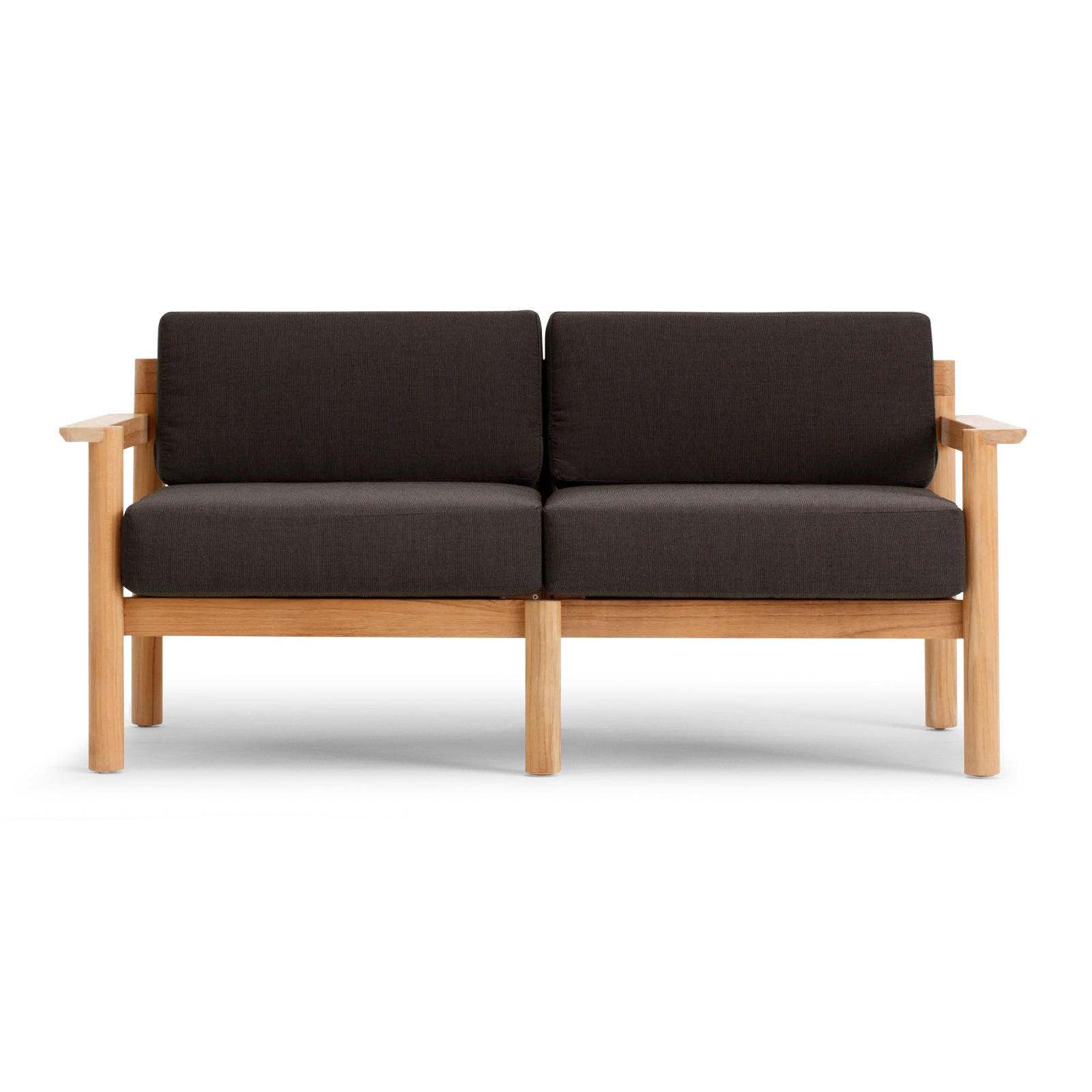 Haven 63" Sunbrella® Patio Loveseat, Sunbrella Coal