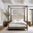 Canopy Bed Queen Brown See Below