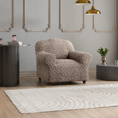 Housse extensible pour fauteuil - Qualité et style haut de gamme - Collection Jacquard