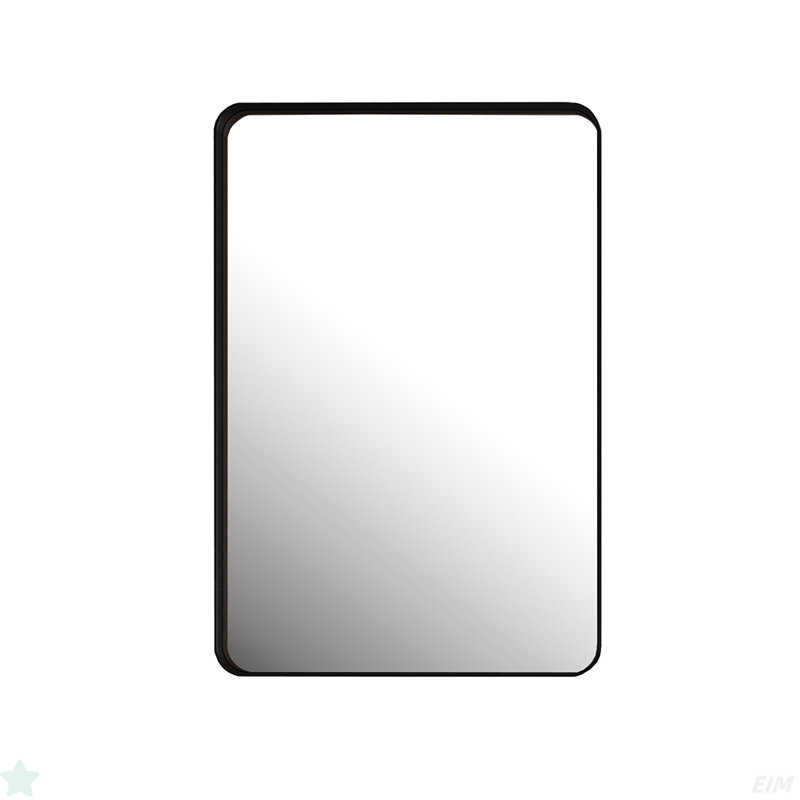 Armoire à pharmacie encastrée avec cadre en métal noir 20 po x 30 po avec miroir et tablettes réglables Miroir mural noir avec rangement pour salle de bain