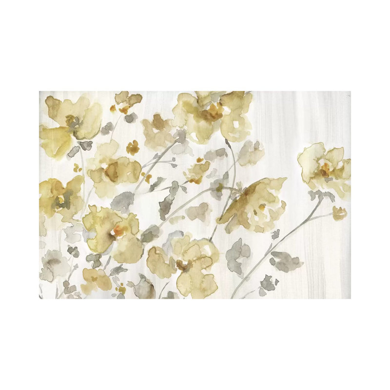 Blooming Neutral by Nan - Wrapped Canvas Print, 20.32 cm H x 30.48 cm W