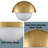 Modern Gold Wall Sconce With Creamy Glass Shade