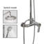 Système de douche avec valve brute