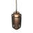 8.5" Wide Cilindro Weave-Tex Mini Pendant
