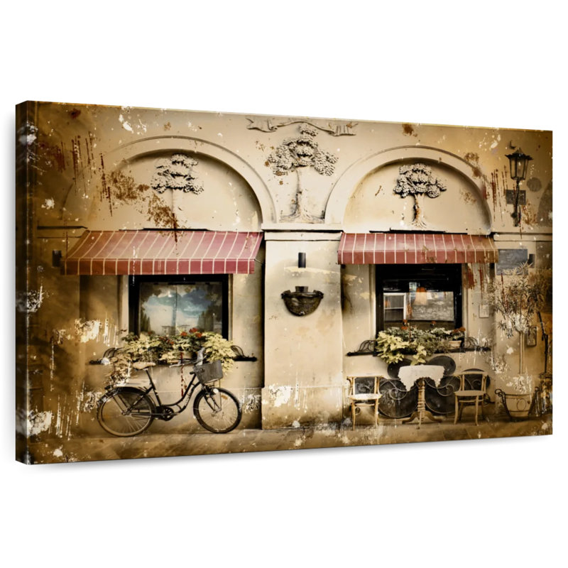 Ravi Old Italian Cafe, 24" H x 36" W