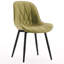 Chaise d'appoint rembourrée en similicuir Chardee-563054729