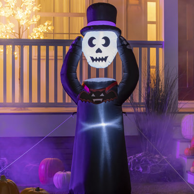 Squelette illuminé illuminé d'Halloween