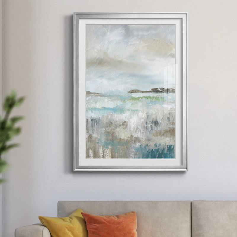 Nan par J Paul - peinture sur toile encadrée, H 22,5 po x l 30,5 po x P 1,5 po, Silver Framed, Non