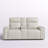 Arthella 77'' Square Arm Genuine Top Grain Leather Reclining Loveseat